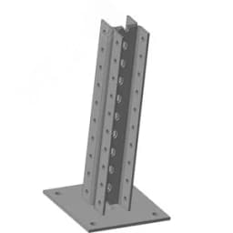 Стойка напольная (потолочная) сдвоенная СНПС400 УТ1,5,горячее цинкование, S2,5 Завод ЭМИ Курган