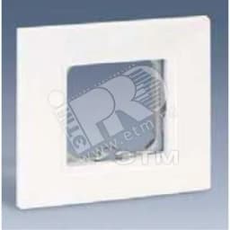 Рамка на 4 поста с вырезами под вставки 2700670-..., 2700679-..., S27Pl, белый Simon