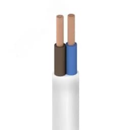 Шнур ШВВП 2х0.75 белый ТРТС Ореол