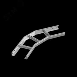 Угол лестничный горизонтальный 45 гр. 50х100х1,2 мм HD N