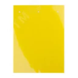 Табличка полужесткая 49x15мм. Клейкое основание. ПВХ-0,5. Желтая (12 шт. на пластине, упак. по 10 листов)