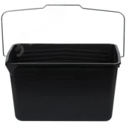 Ведро для краски, металлическая ручка 12 л черное