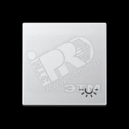 Клавиша с символом освещение алюминий JUNG