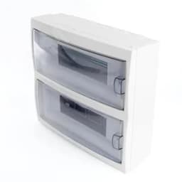 Бокс настенный 24 модуля, пластик, IP20, серия Standart (КНО-24Д), EBX50-3/24-20