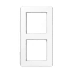 Рамка 2-я для горизонтальной/вертикальной установки Серия- AFlow Материал- термопласт. Цвет- белый JUNG