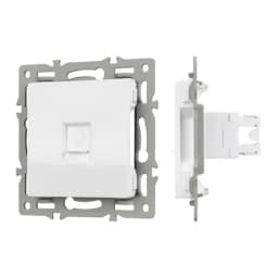 Механизм компьютерной розетки SCTMPC1PLWH RJ45 CAT6 Arlight 045301