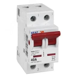 Выключатель нагрузки 2П 40А 400В OptiDin BM63PL-240-УХЛ3 (ВМ63PL) КЭАЗ