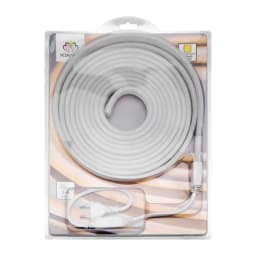 Гибкий неон LED SMD 8х16 мм односторонний теплый белый 120 LEDм 5 м 131006