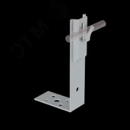 Угловой держатель зажимной для прутка D 5-8 мм H80 мм CU