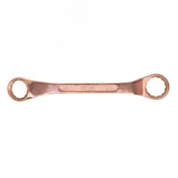 Ключ накидной двусторонний 50х55 омедненный Hortz