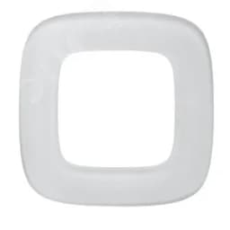 Valena ALLURE Рамка 1 пост Белое стекло универсальная Legrand Euro