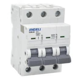 Выключатель автоматический 3P 3A 6кА тип D DZ66-63