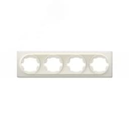 Рамка на 4 прибора, цвет бежевый (серия Florence) 2172808 ССТ