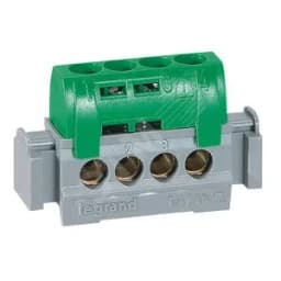 Клеммная колодка IP 2X -земля - вертикальная - длина 47 мм 004830 Legrand Euro