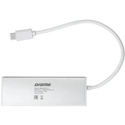 Разветвитель USB Digma HUB-4U3.0-UC-G