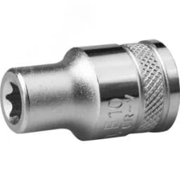 Торцовая головка "INDUSTRIE QUALITAT", Cr-V, внешний TORX, хромосатинированная, 1/2", Е 11