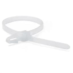 Хомут P6.6 с монтажным основанием под отверстие 4, (100 шт./упак)