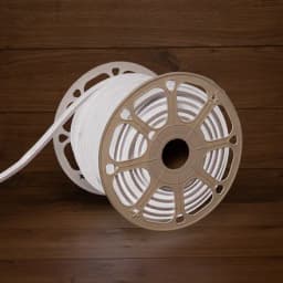 Гибкий неон SMD форма D 16х16 мм белый супер яркий 120 LEDм 50 м c комплектом подключения NeonNight 131085