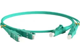 Патч-корд волоконно-оптический (шнур) Hyperline FC-D2-503-LC/PR-SC/PR-H-2M-LSZH-AQ