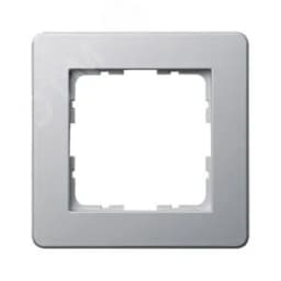Рамка G-Flex 1-постовая, цвет Алюминий