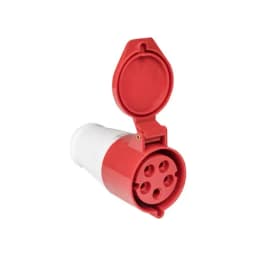 Розетка кабельная 16А 380В 3P+РЕ+N IP44 (215) EKF ps-215-16-380