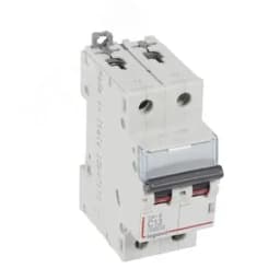 Выключатель автоматический двухполюсный 13А C DX3-E 6kA/6kА