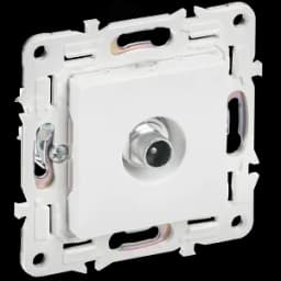 SKANDY Розетка TV проходная SK-A17W арктический белый IEK