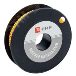 Маркер кабельный 6.0кв.мм 9 (350ед) (ЕС-3) EKF