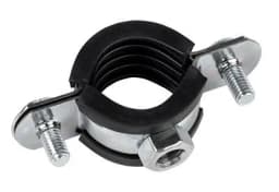 Хомут стальной 3/8" (15-19 мм), с уплотнителем EKF