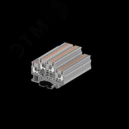 Клемма TP 2-уровневая, проходная, сечение 2,5 мм. кв., серая TPD2.5-2-GY SUPU