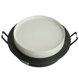 Светильник встраиваемый Feron DL507 потолочный GX53 черный белый круг 51352