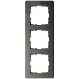 Рамка G-Flex 3-постовая, цвет Мокко Jasmart