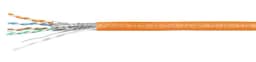 Кабель Cabeus SFTP-4P-Cat.6a-SOLID-IN-LSZH (S/FTP, CAT.6A, LSZH, 305 м, оранжевый) (7468c)