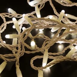 Гирлянда НИТЬ NeonNight flashing 10 м белый ПВХ 100 LED ТЕПЛЫЙ БЕЛЫЙ 230В 305266