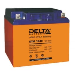 Аккумулятор свинцово-кислотный Delta DTM 1240 L (12В 40А/ч) DELTA Battery