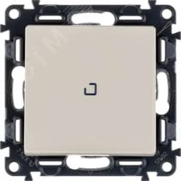 Valena LIFE Выключатель 10АХ 250В с подсветкой С лицевой панелью Слоновая кость