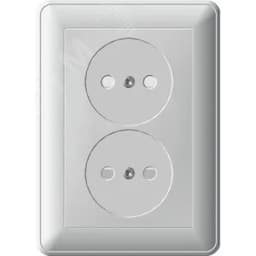 W59 Розетка двойная скрытая без заземления 16А шампань RS16-254-48 Systeme Electric