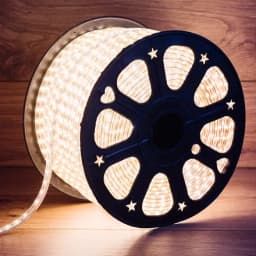 Лента светодиодная 220В SMD5730 60 LEDм Теплый белый 65x13мм 100м без установочного набора IP67 NEONNIGHT 142702