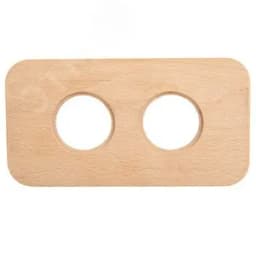 Шедель Рамка 2-х постовая (Натурэль) скрытый монтаж BF5 BF5-620-10 Бирони