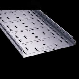 Лоток перфорированный 400х50х 2000 цинк-ламельный