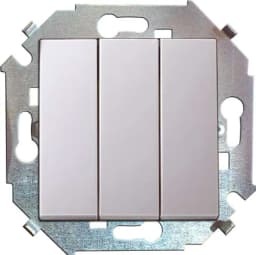 Выключатель 3-кл. СП Simon 15 16А IP20 винтов. зажим механизм бел. Simon 1591391-030