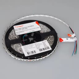 Лента MINI-F60-5mm 24V RGB (6 W/m, IP20, 3535, 5m) (Arlight, узкая)