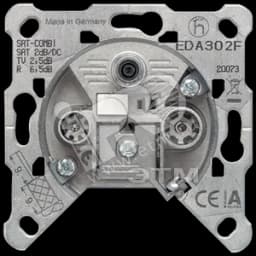 Розетка тв-спутник SAT-TV-FM  оконечная. Механизм.