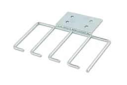 Гребенка кабельная для шкафов Hyperline CMW-4U-CMB Металлическая