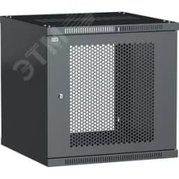 Шкаф LINEA WE 15U 600x650мм дверь перфорированная черный ITK