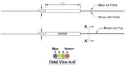 Сплиттер (разветвитель Hyperline FO-SPL-1x4-E11-0.9-0.3M (FO-SPL-1x4-E11-0.9-3M)