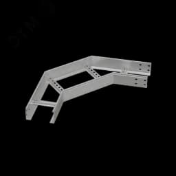 Угол лестничный горизонтальный 90 гр. 100х100х2,0 мм HD85 N