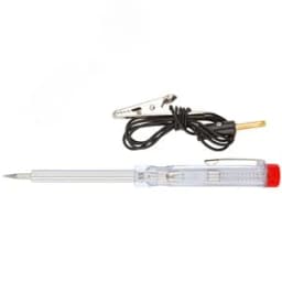 Отвертка индикаторная, белая ручка 100 - 500 В, 190 мм