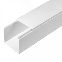 Кабель-канал белый 2-й замок в г/к 60х60 мм (24м/уп) Промрукав