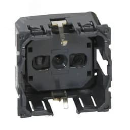 Celiane Розетка 2К+З немецкий стандарт винтовые зажимы 067161 Legrand Euro